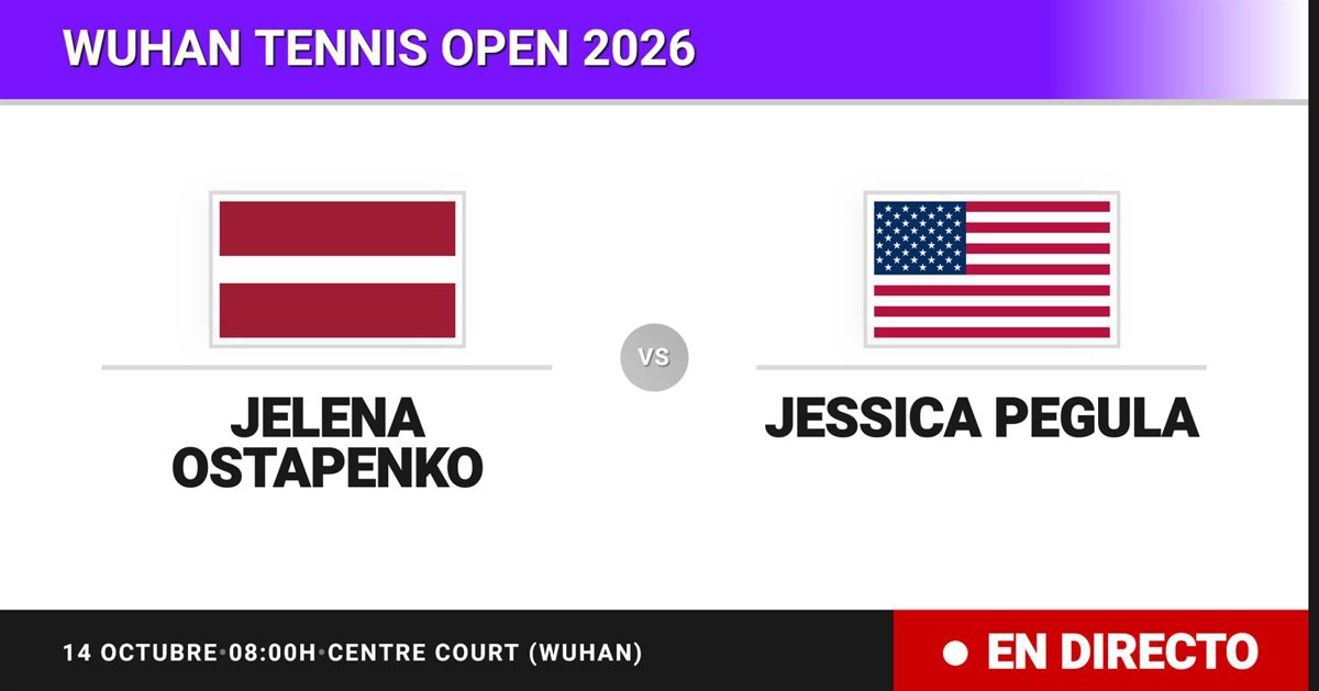 Jelena Ostapenko vs Jessica Pegula: partido en vivo en Wuhan Tennis Open