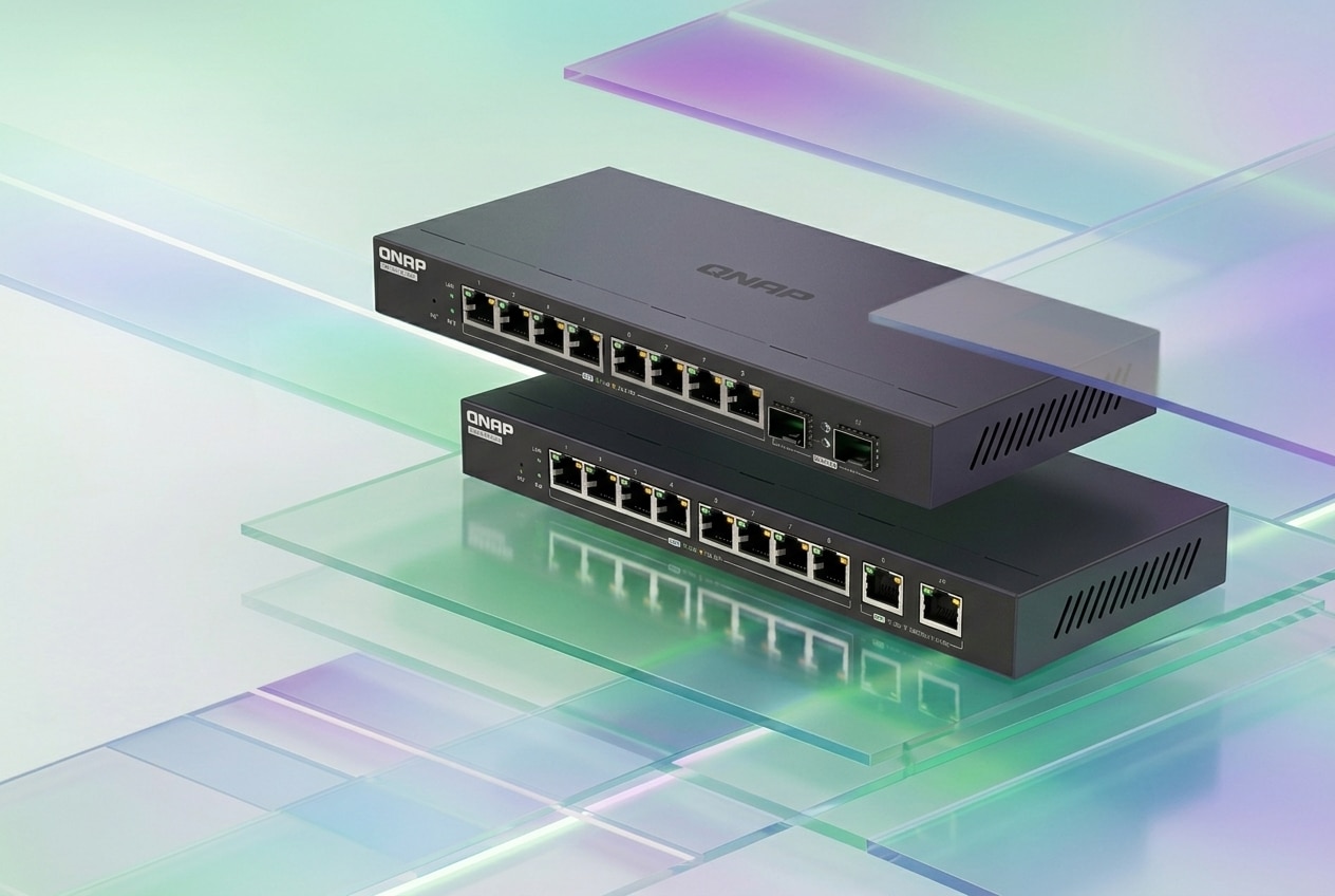 Nuevos switches QNAP QSW-L2110 sin ventilador y con enlaces 10 GbE para pymes