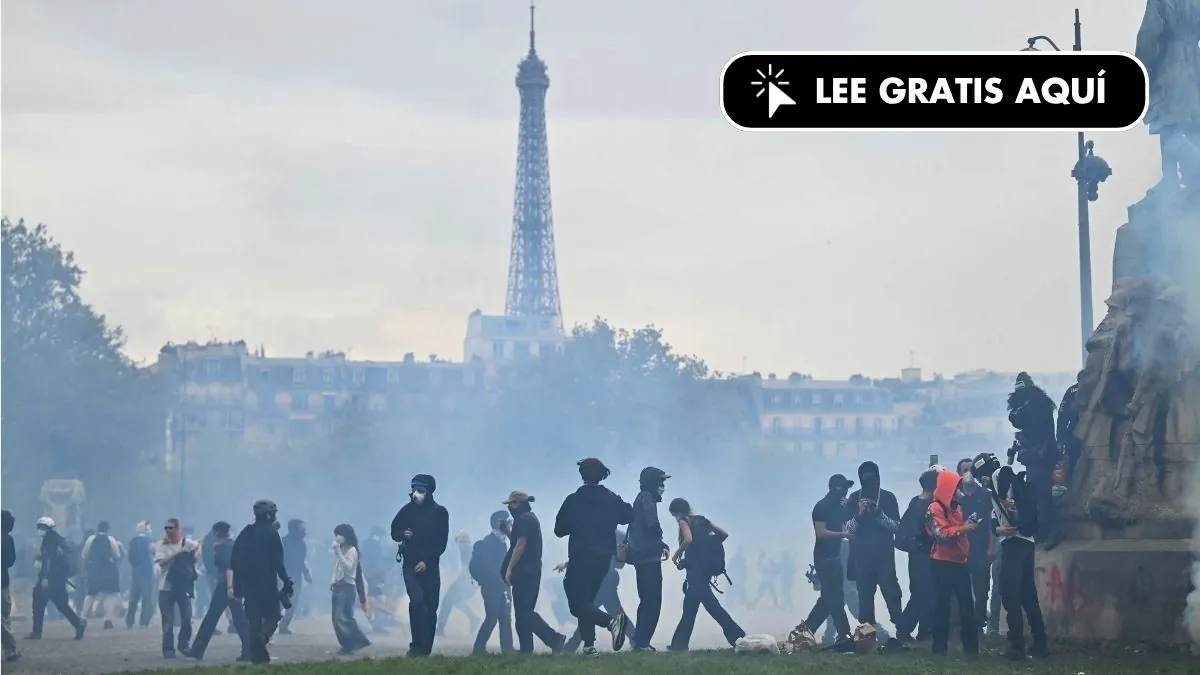 166 detenidos en protestas en Francia hasta mediodía