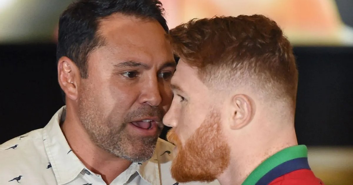 Óscar de la Hoya critica a Canelo Álvarez por pelea en Arabia Saudita