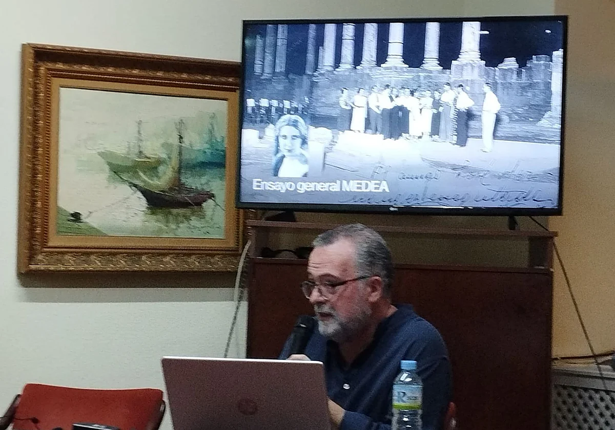 José Caballero sobre la representación en el Teatro Romano de Mérida
