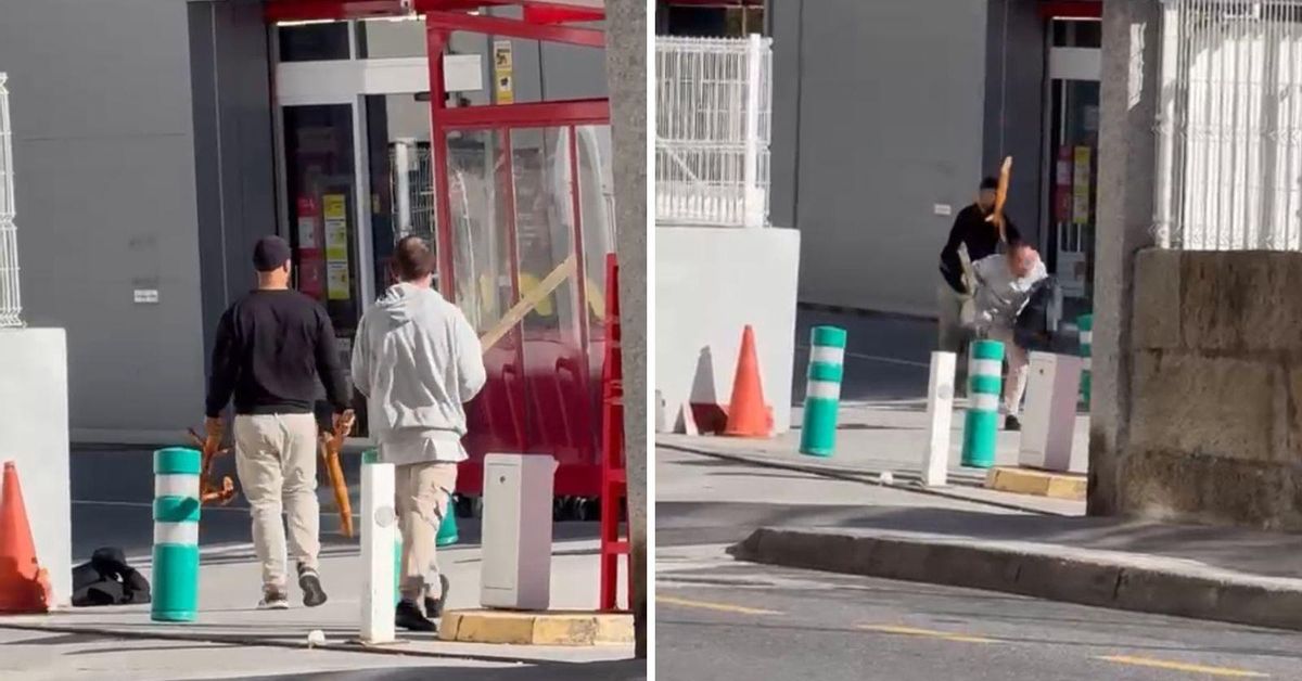 Alerta vecinal en O Vinteún por pelea, robo y hombre con palo de madera