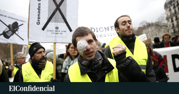 Granadas aturdidoras en protestas con menores en Francia