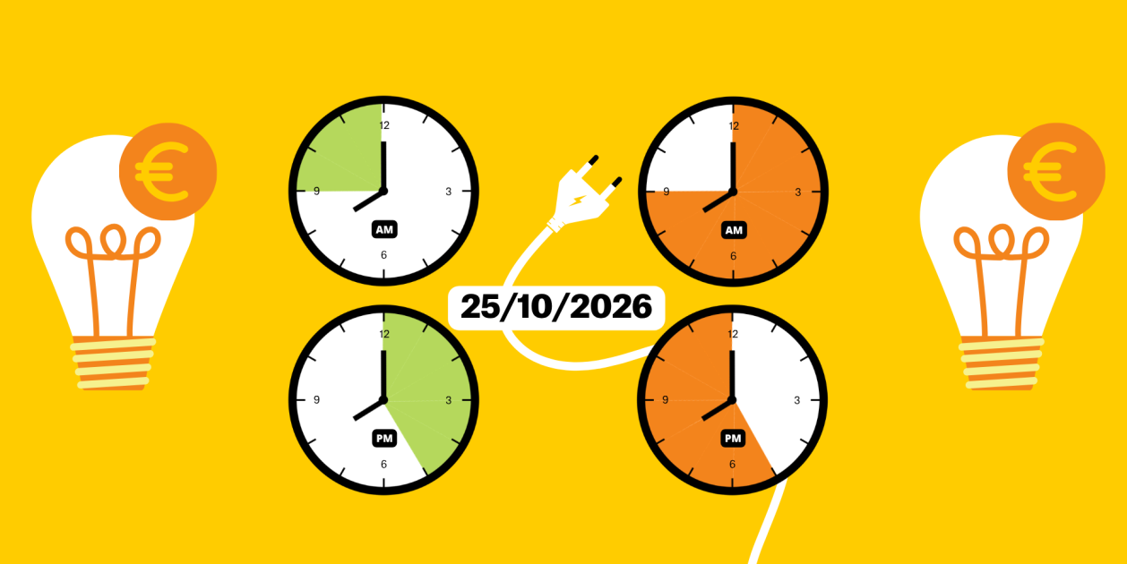 Precio de la luz el 25 de octubre de 2026 por horas