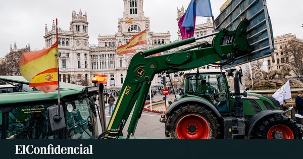 Campo español cerca de Madrid protesta por pérdida de empleos