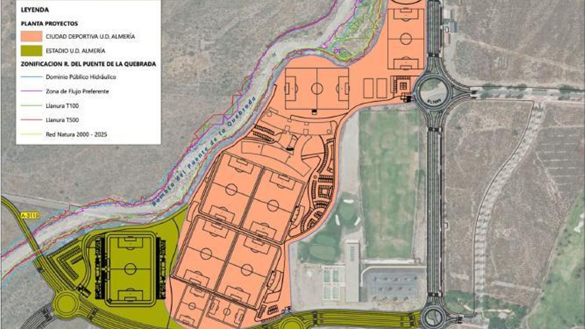 Ecologistas alertan sobre impacto de ciudad deportiva de UD Almería
