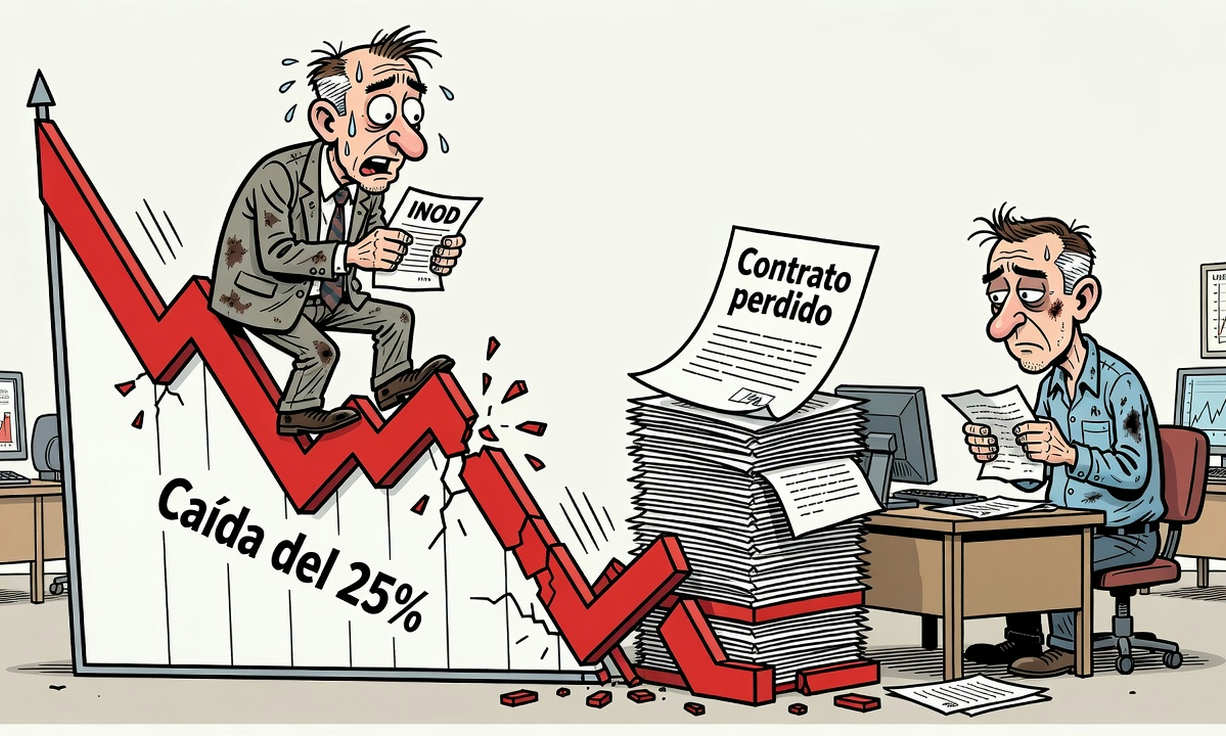 Acciones de Innodata caen 25% tras despidos y pérdida de contrato