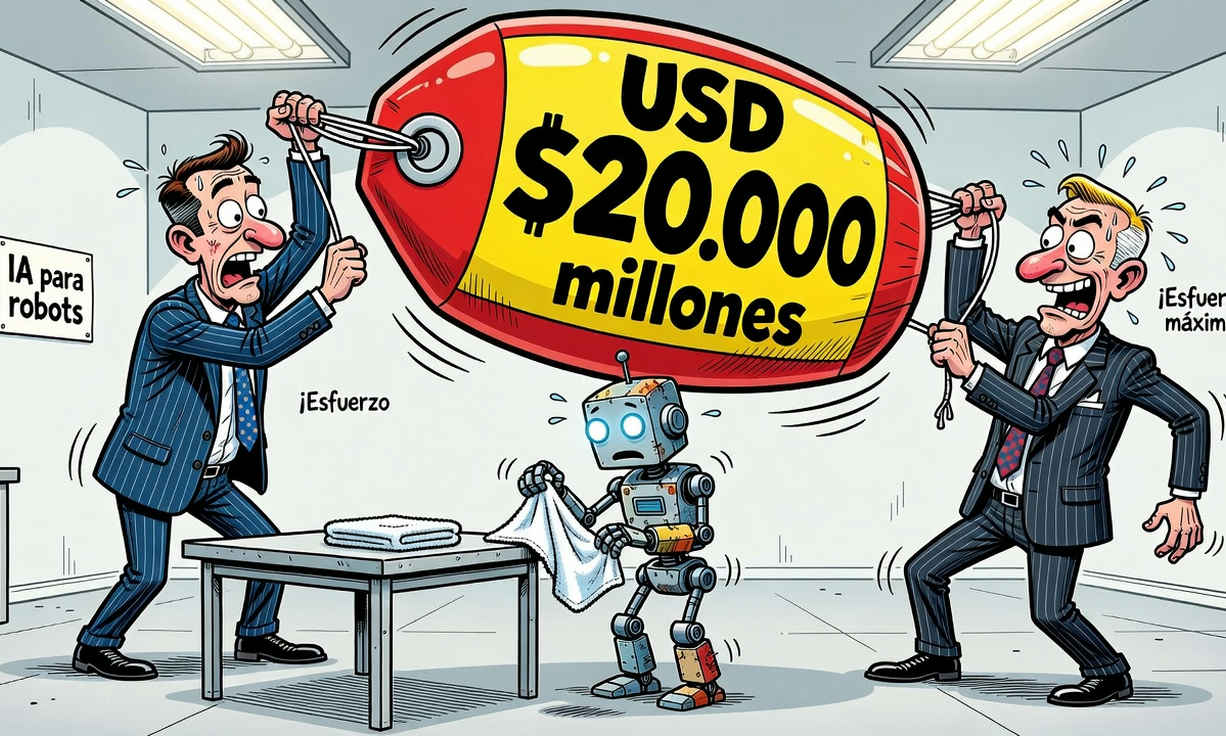 Physical Intelligence negocia valoración de 20.000 millones USD