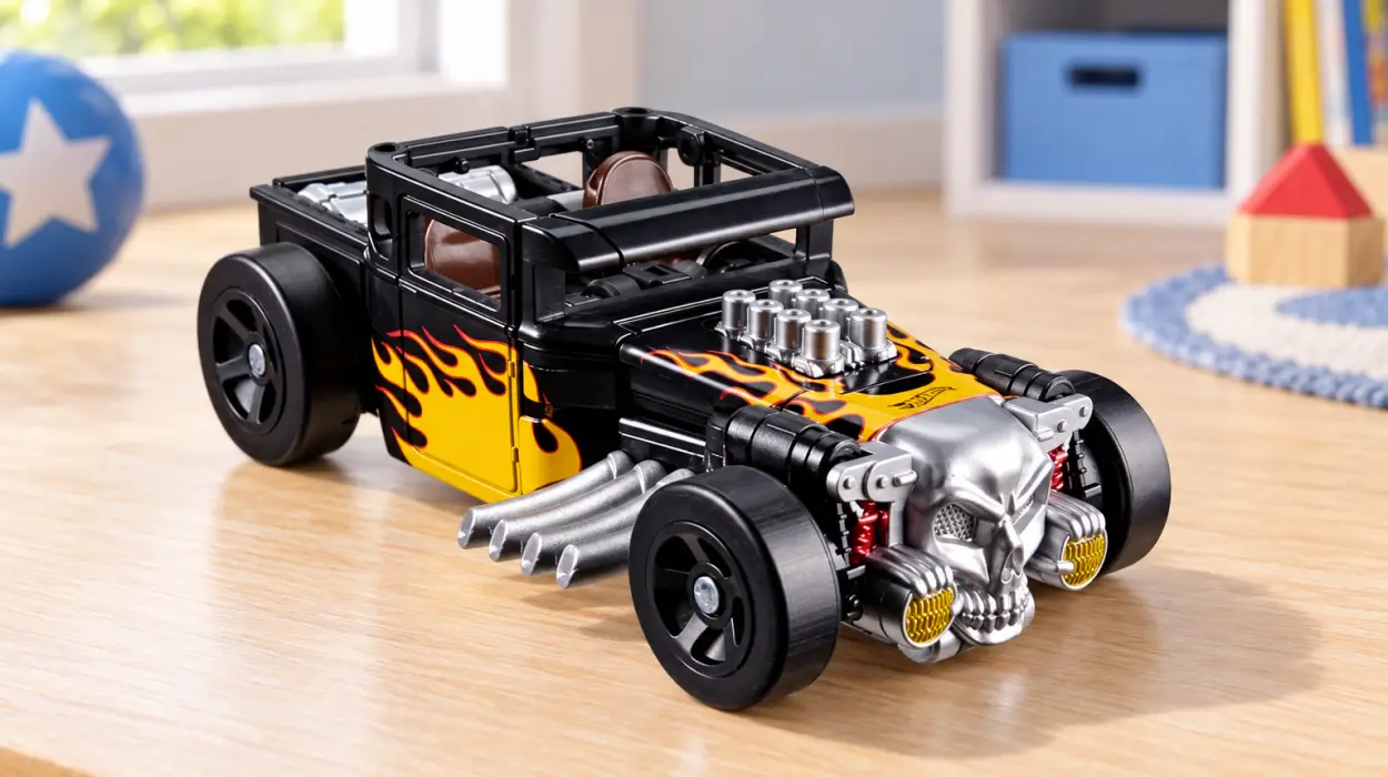 Figura Transformers Hot Wheels Bone Shaker en oferta
