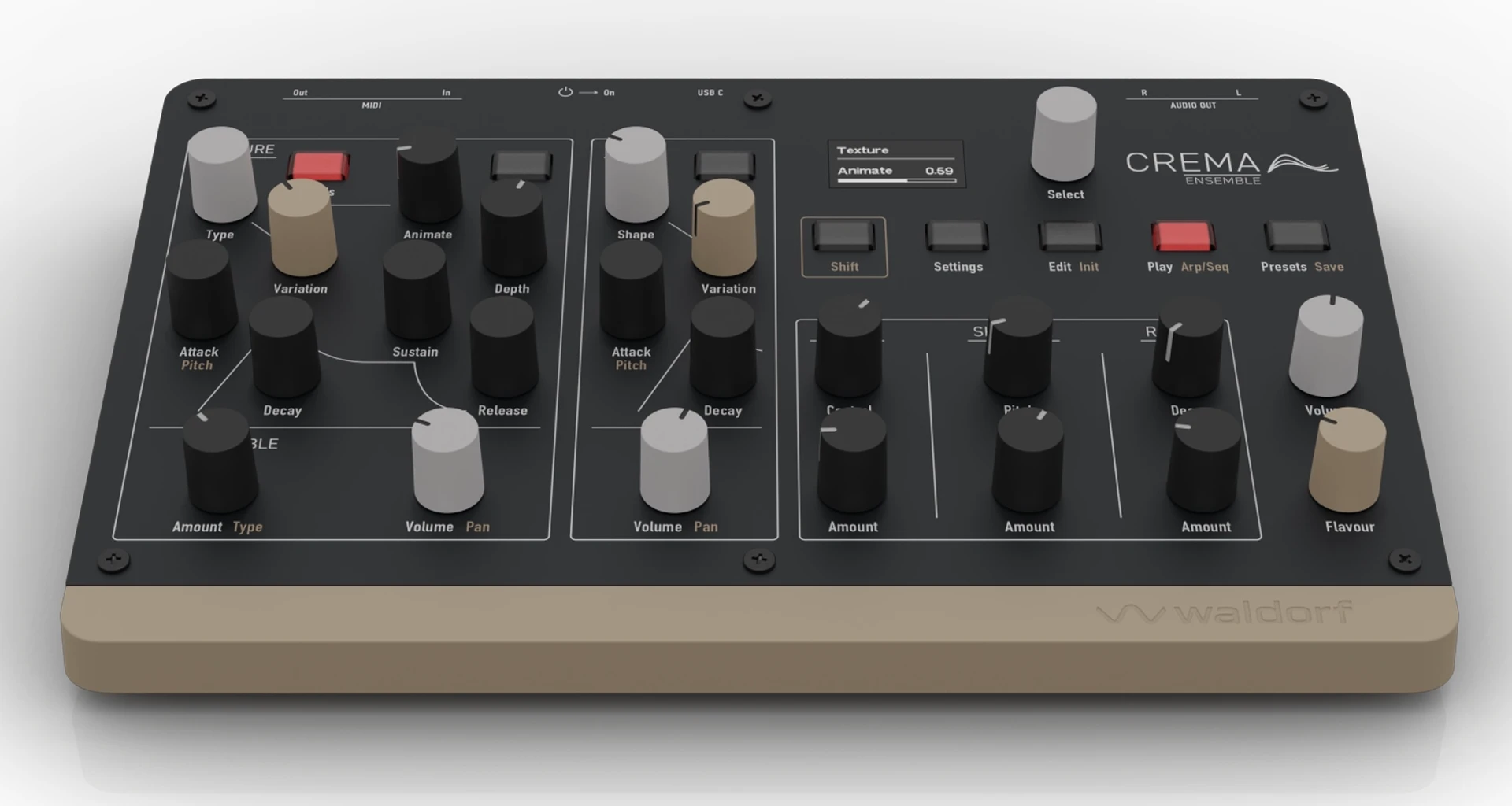 Waldorf Crema amplía Streichfett con nuevos sonidos, voces y efectos para pads y cuerdas