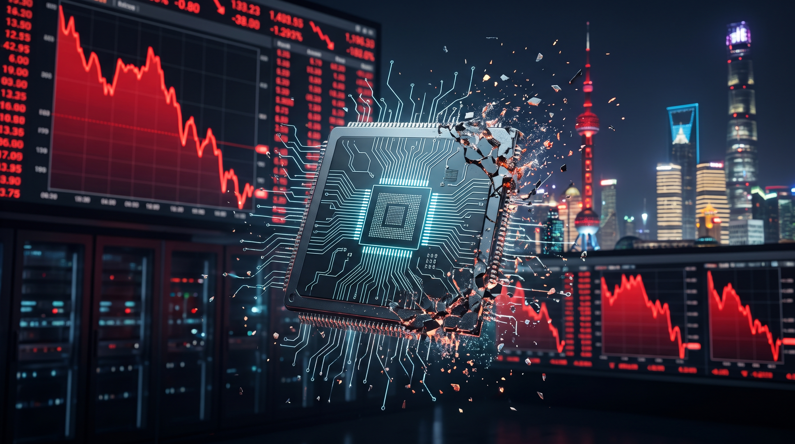 Desplome del 40% en la burbuja de la IA en China explicado