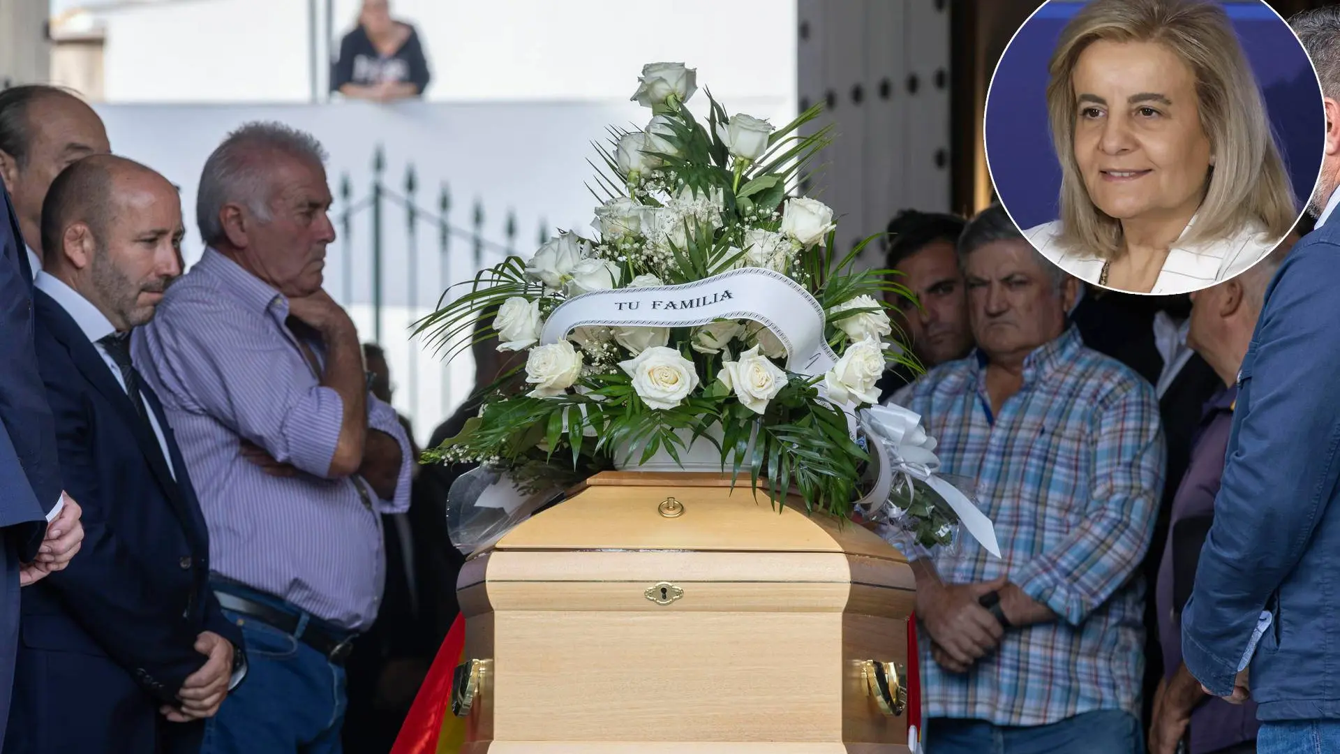 Dirigentes del PP y empresarios expresan dolor en funeral de Fátima Báñez