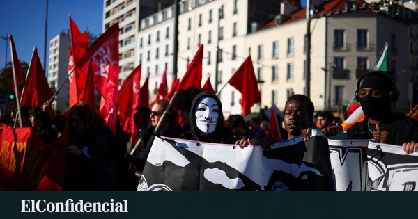Manifestaciones violentas en Francia durante Halloween con protestas contra gas lacrimógeno